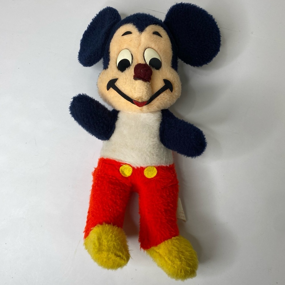 Vintage Walt Disney Mickey Mouse Plush Toy 1950’s California Stuffed Animal